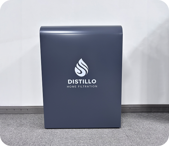 Filtration unit outdoor installation - front view